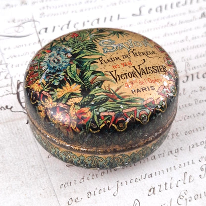 Boîte publicitaire « Savon – Victor Vaissier, Paris »