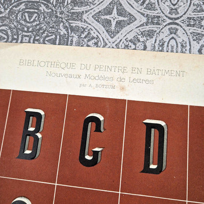 botzum lettrage egyptien