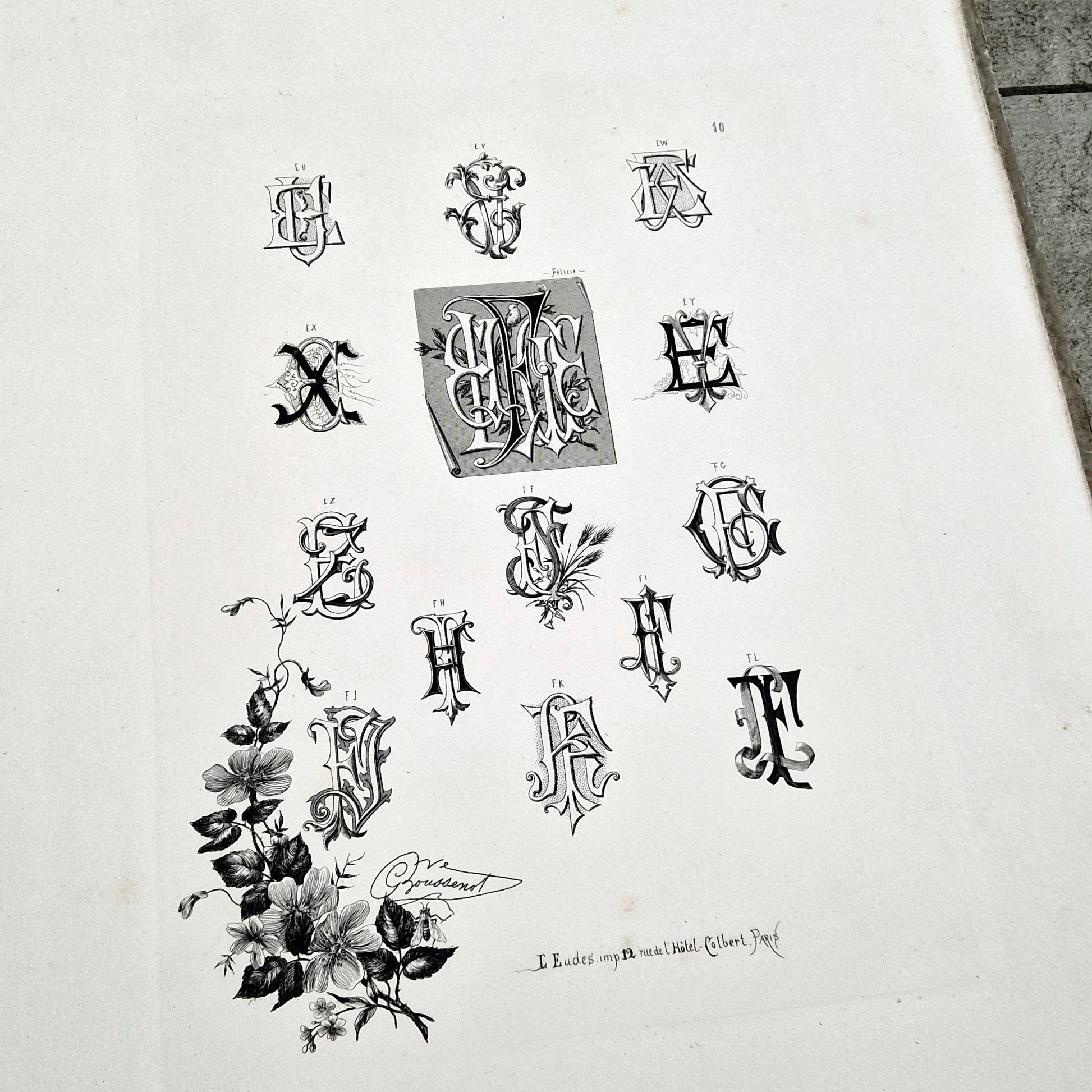 boussenot monogram portfolio