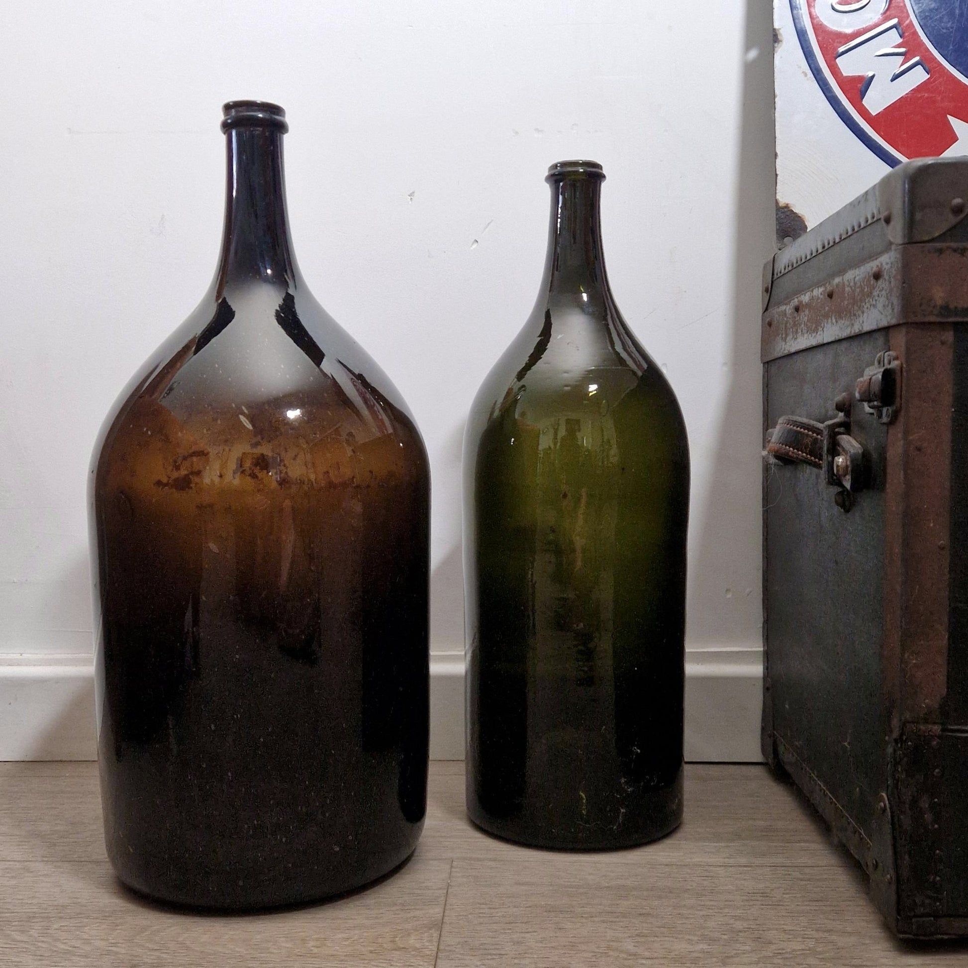 bouteille ancienne verre soufflé xixe