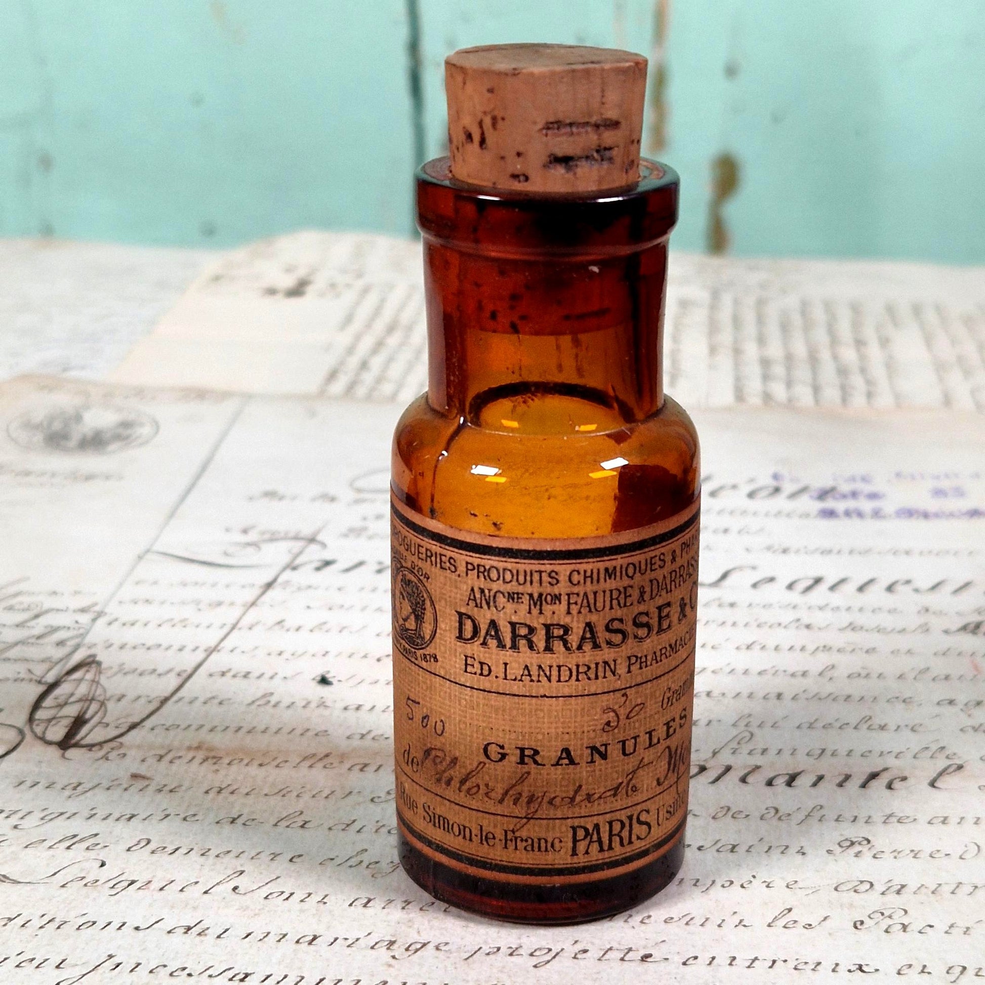 bouteille morphine darrasse pharmacie paris