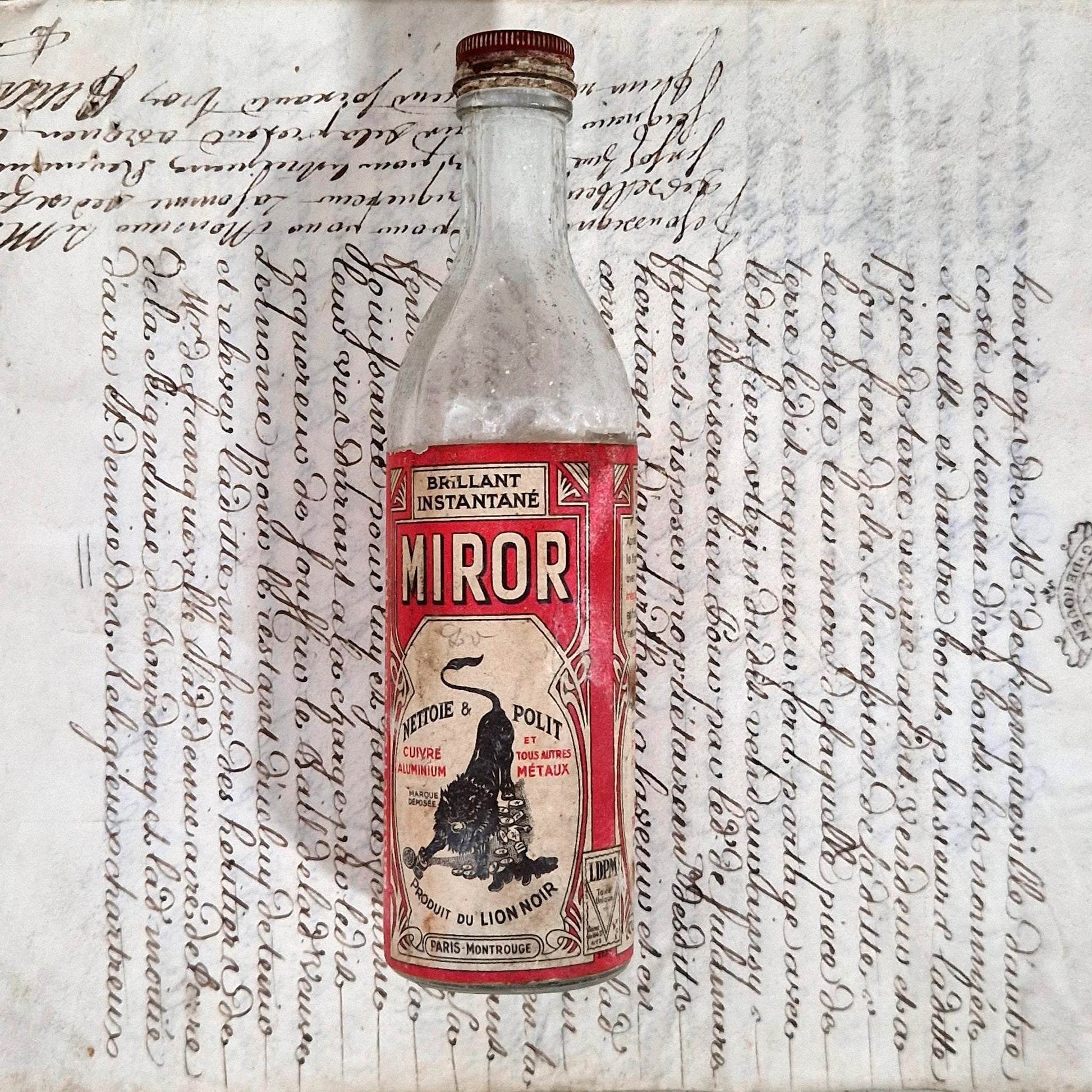 bouteille verre miror production de guerre