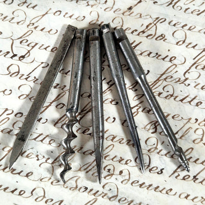 brass pocket corkscrew early 20th