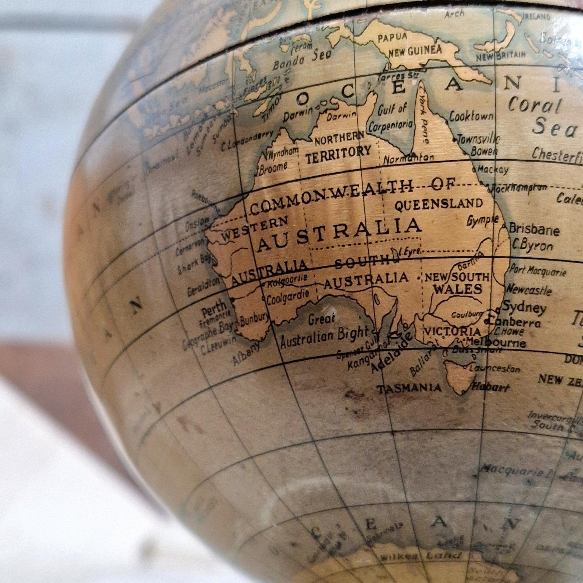 british metal earth globe