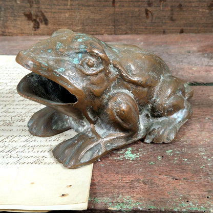 bronze grenouille belle époque
