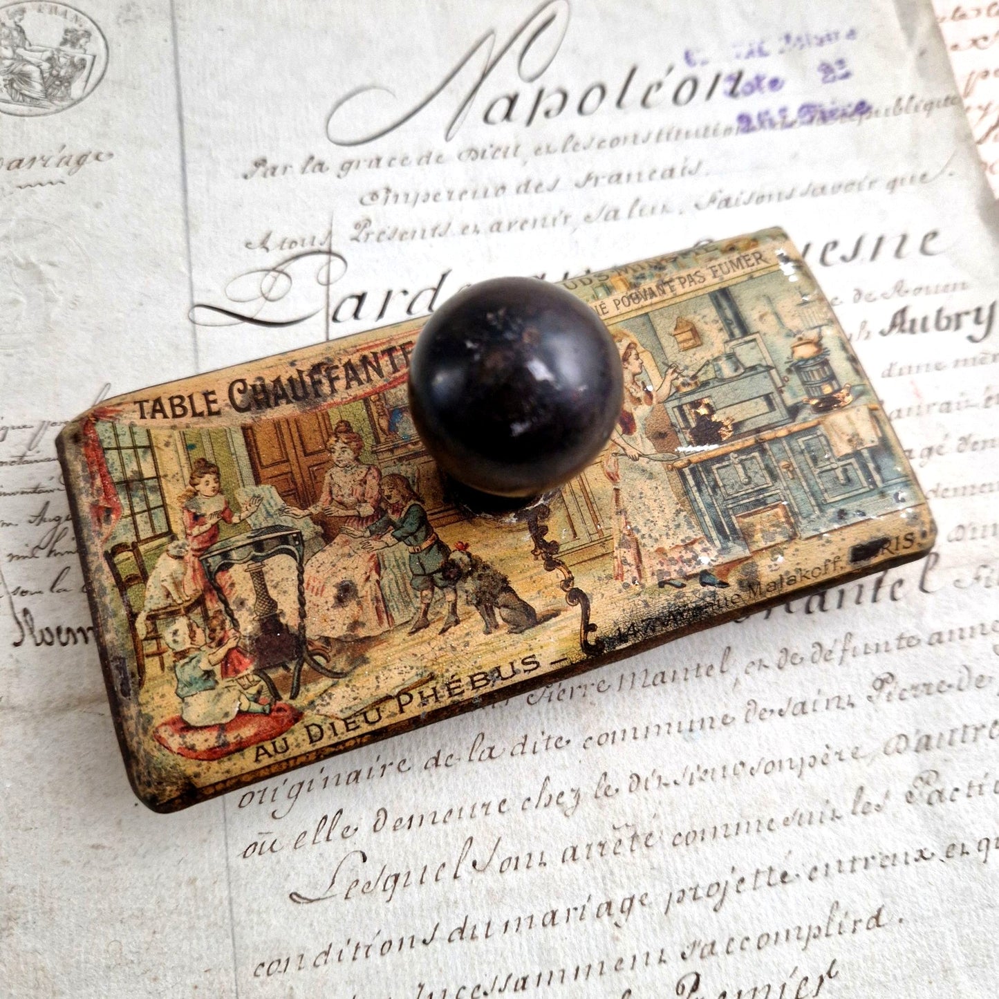 buvard publicitaire dieu phebus