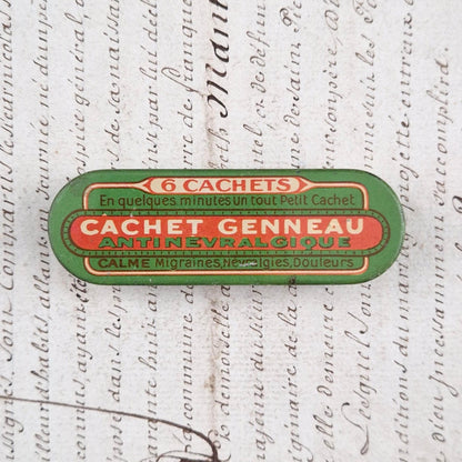Boîte antinévralgique « Cachet Genneau »