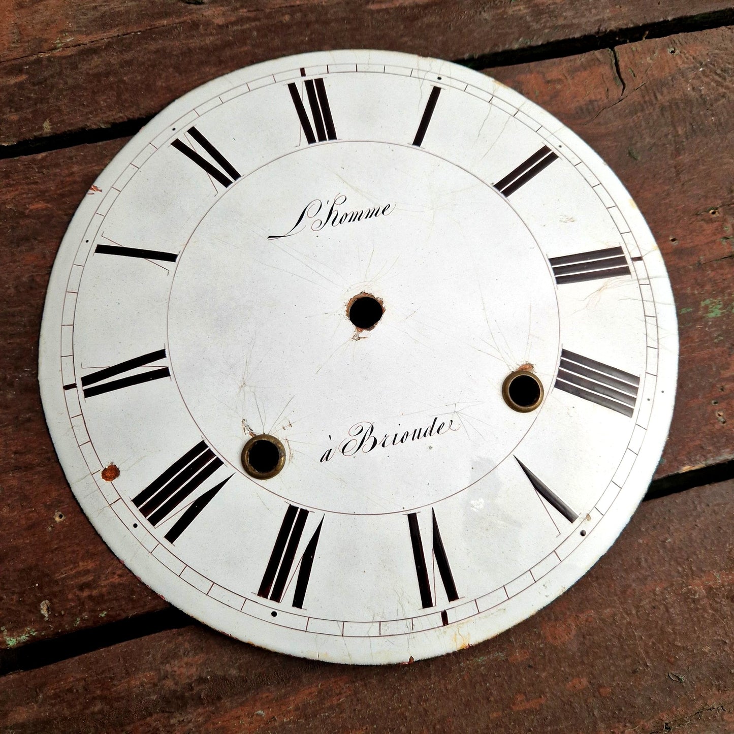 cadran émaillé horlogerie 19e siecle