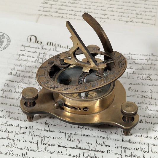 cadran solaire boussole deco