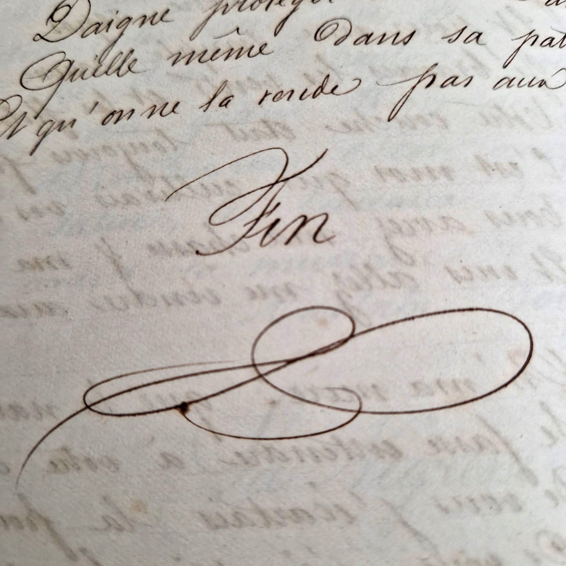 cahier de musique manuscrit fin