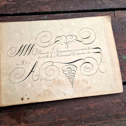 cahier écriture royale xviiie siecle