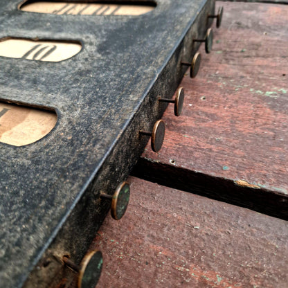 calendrier mécanique XIXe france