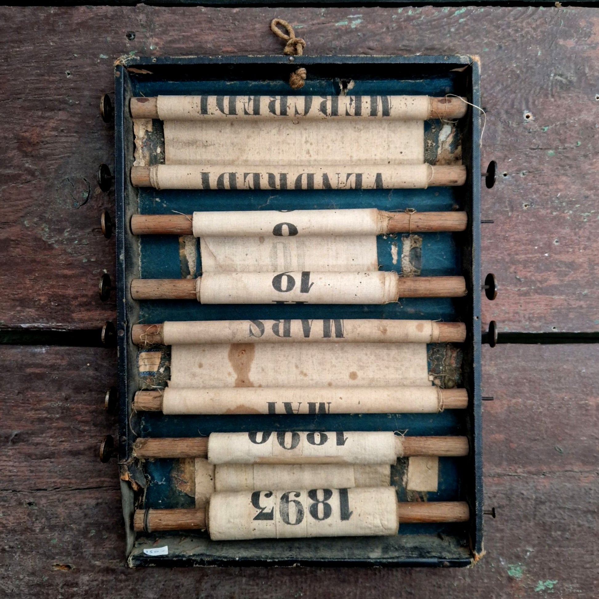 calendrier rouleaux de bureau notaire