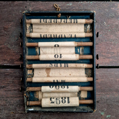 calendrier rouleaux de bureau notaire