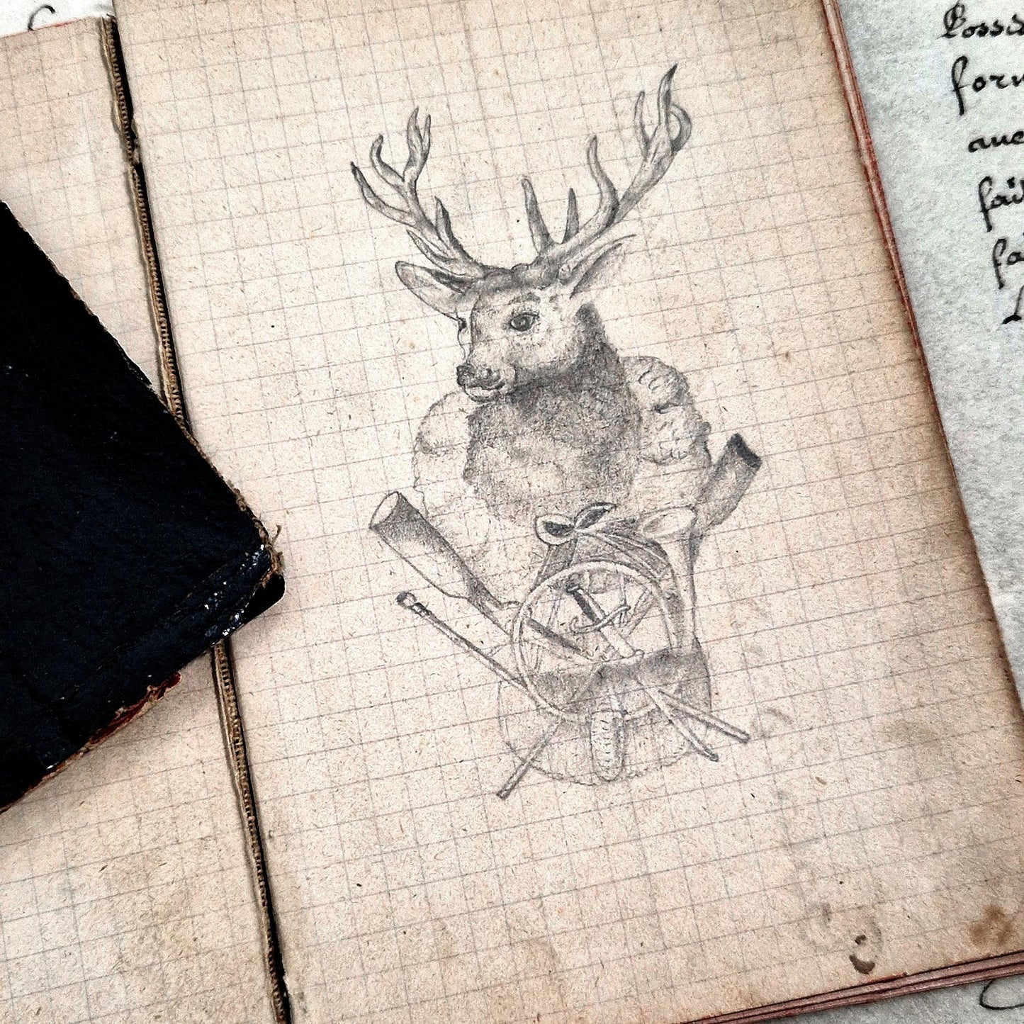 calligraphy illustrated hunting books