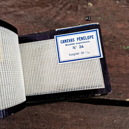 canevas ancienne largeurs textiles