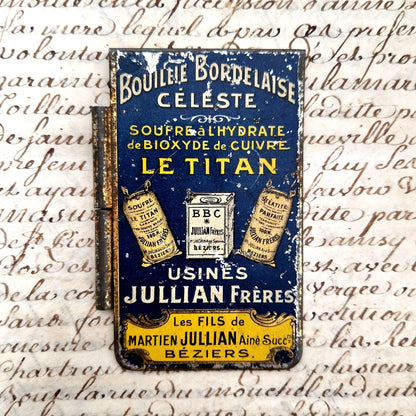 carnet calendrier tole lithographiee BBC Le Titan