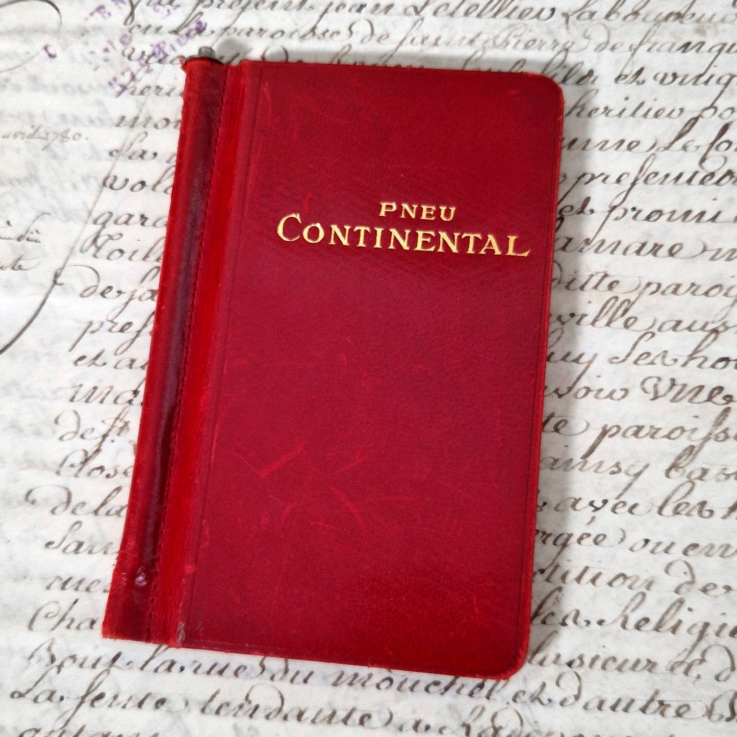 carnet notes pneu continental 1912