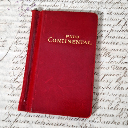 carnet notes pneu continental 1912