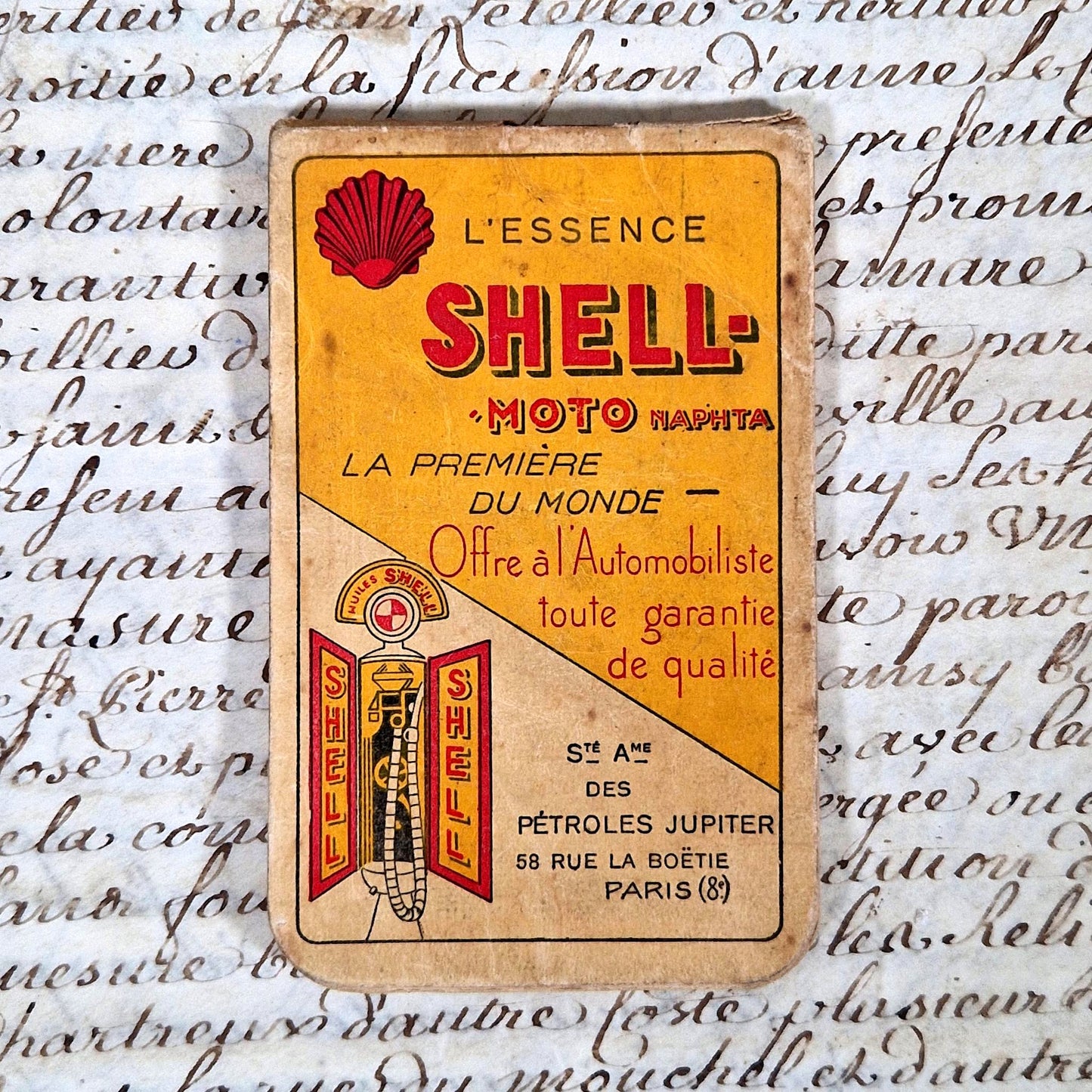 carnet petrole jupiter paris 1930