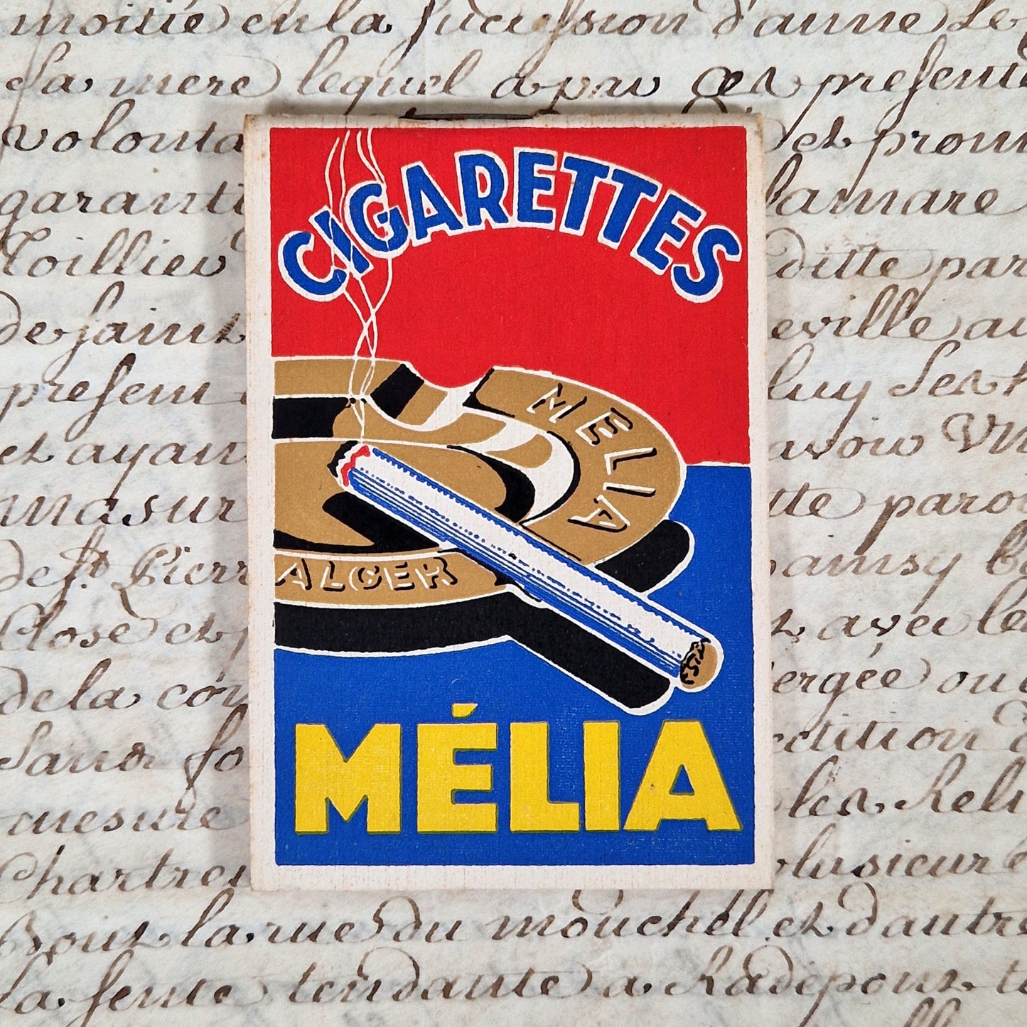 carnet publicitaire cigarettes melia