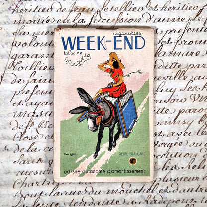 carnet publicitaire cigarettes week-end