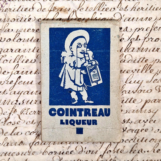 carnet publicitaire cointreau liqueur