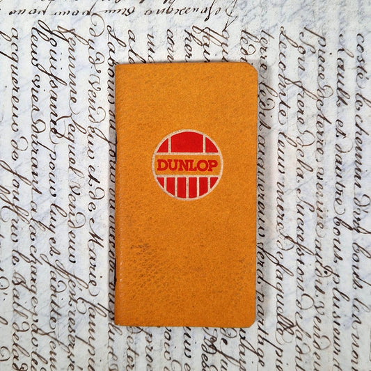 carnet publicitaire dunlop 1939