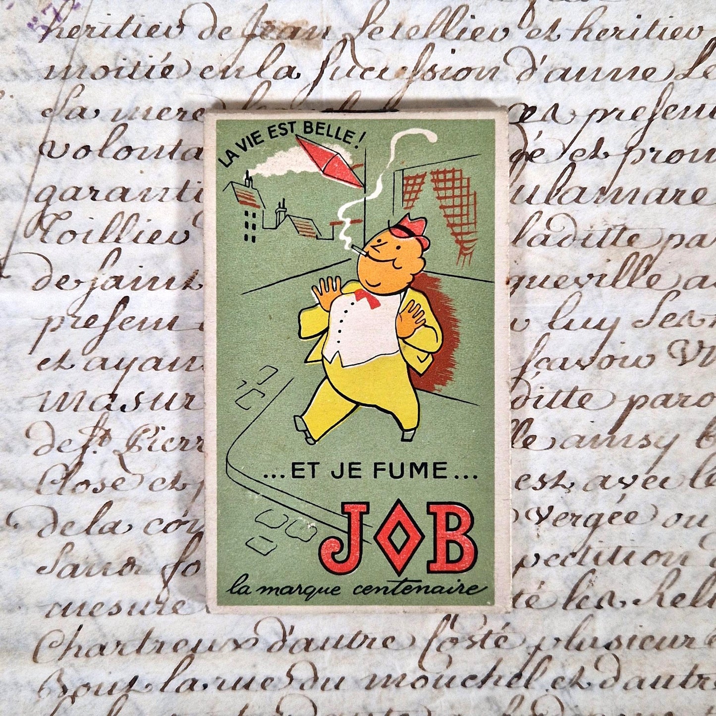 carnet publicitaire job la vie est belle