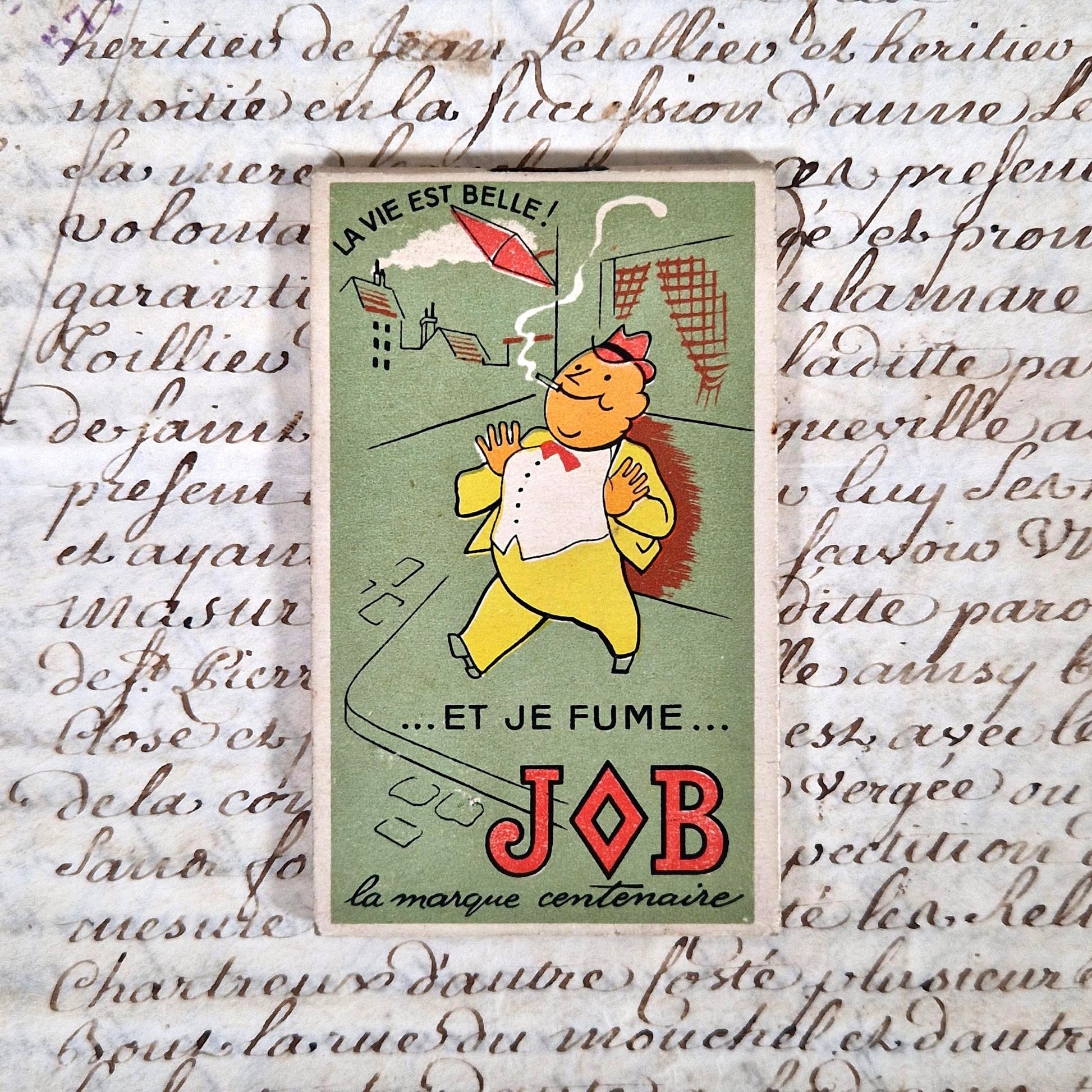 carnet publicitaire job la vie est belle