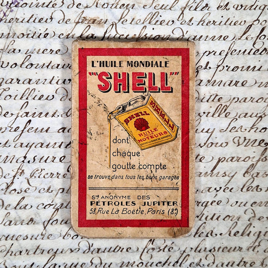 carnet publicitaire shell 1931