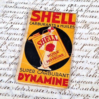 carnet publicitaire shell dynamine
