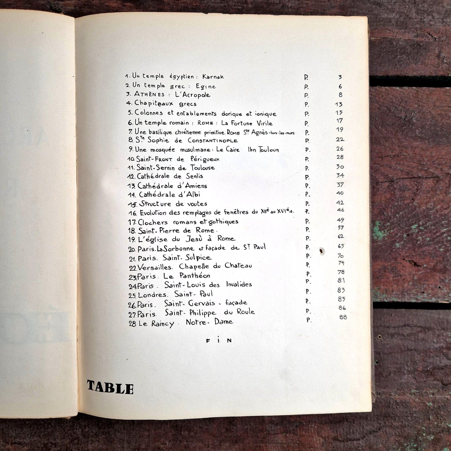 carnet étudiant encre de chine 1954