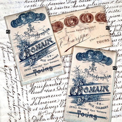 carte de visite ancienne photographe tours