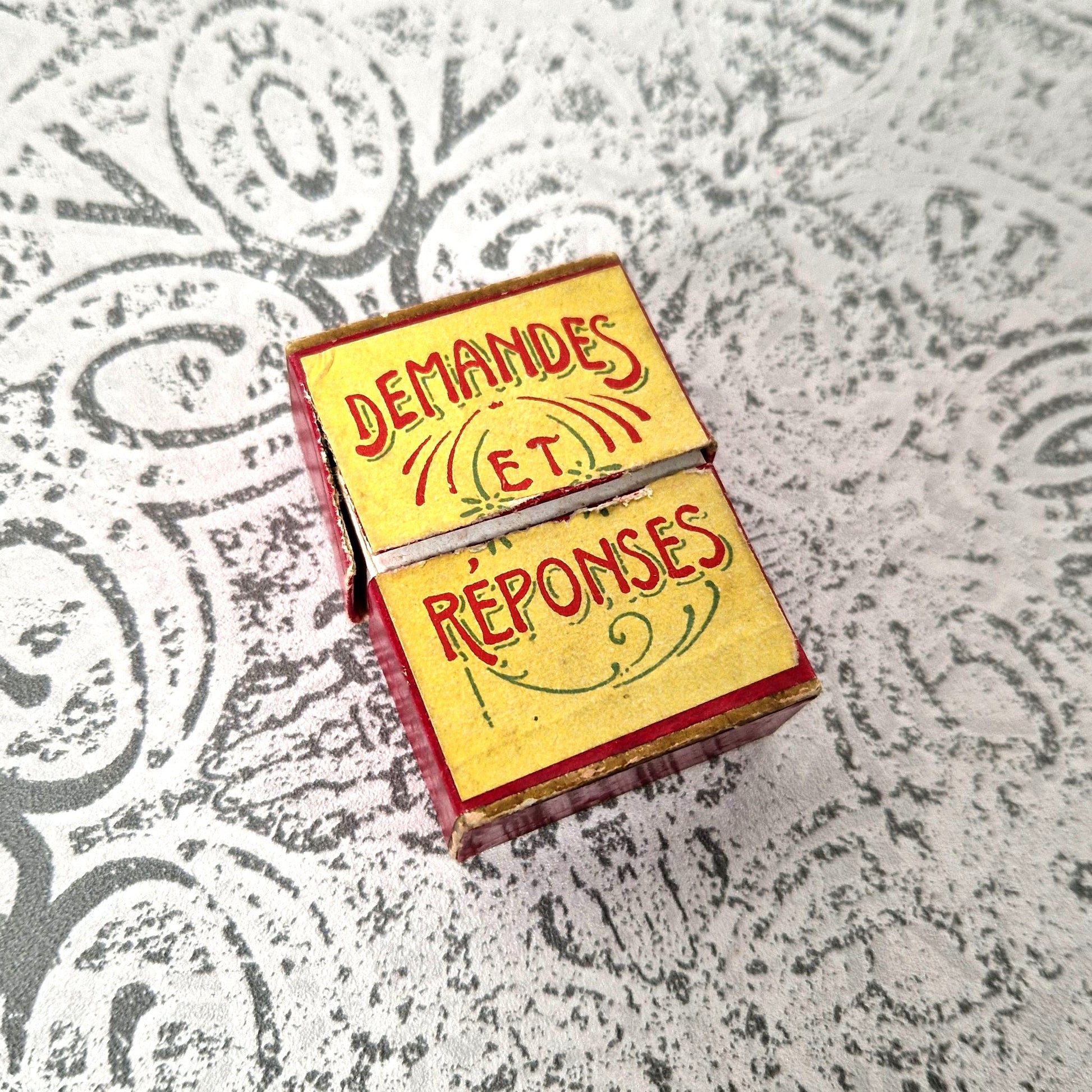 cartes divinatoires de divertissement 1900