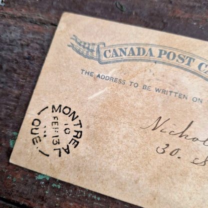 cartes postales canada XIXe