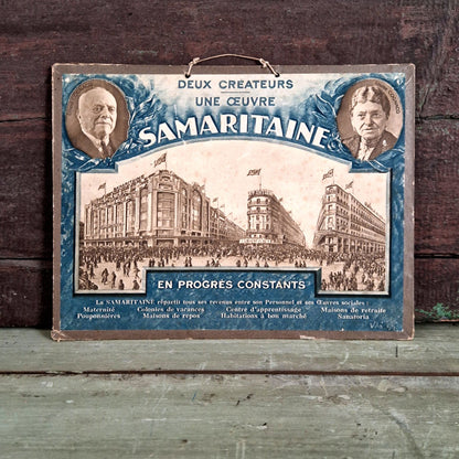 carton pub samaritaine createurs 1929