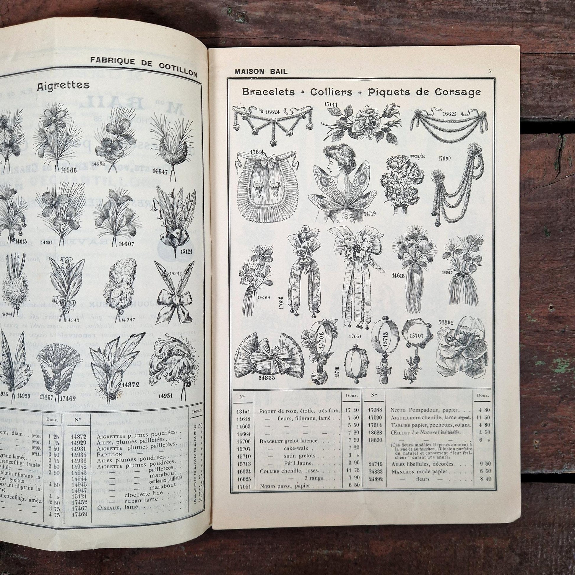 catalogue accessoires de bal 1911