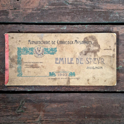 catalogue carreaux mosaiques emile de speyr 1903