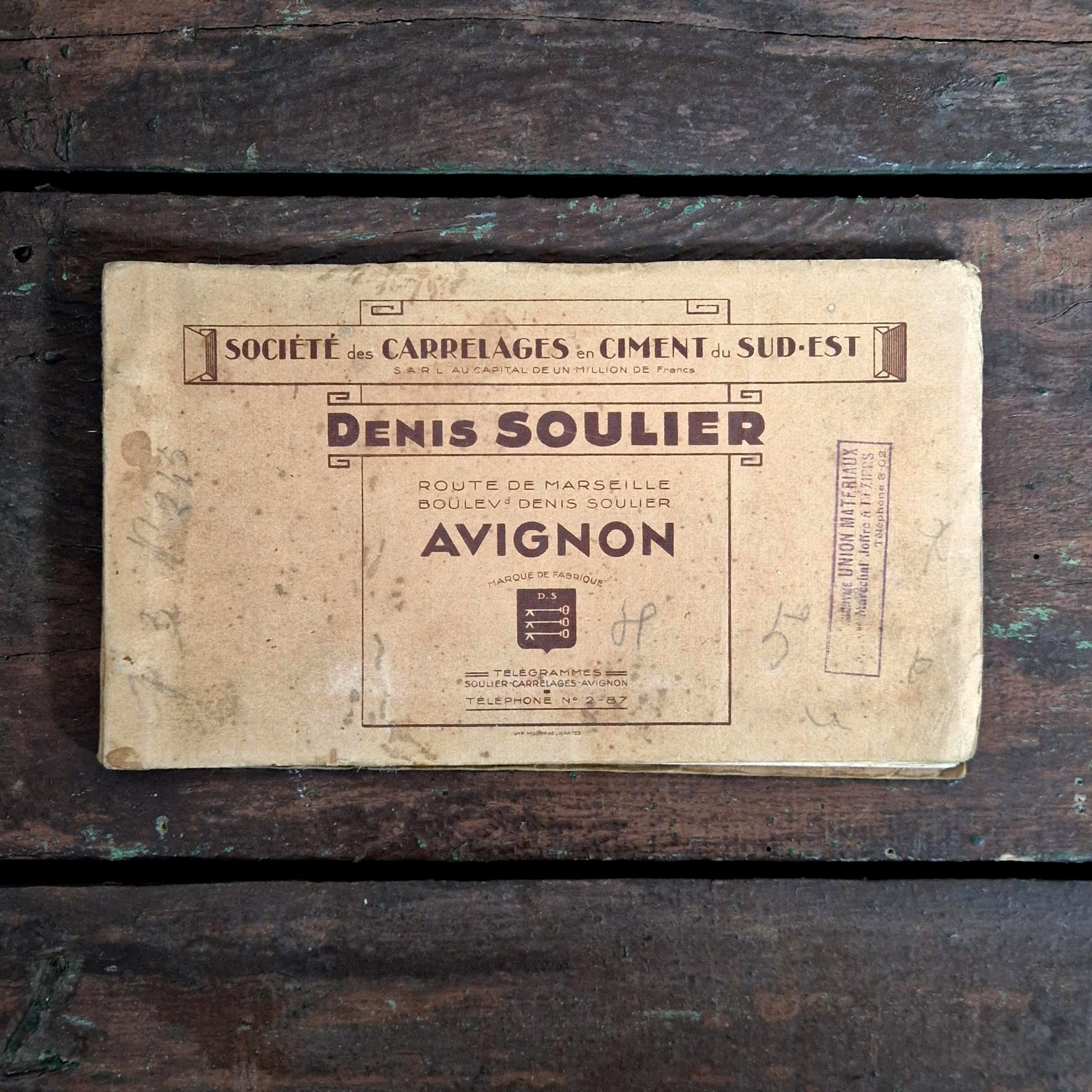 catalogue carrelages ciment denis soulier avignon