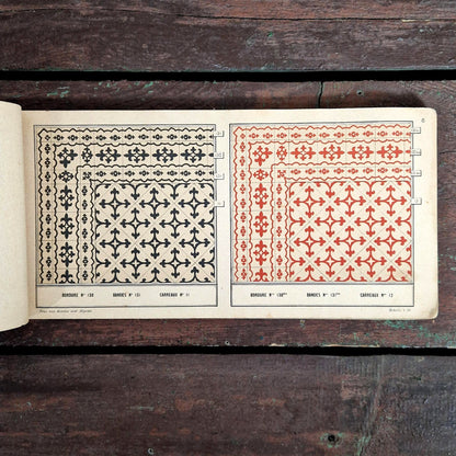 catalogue mosaiques ciment art nouveau 1903