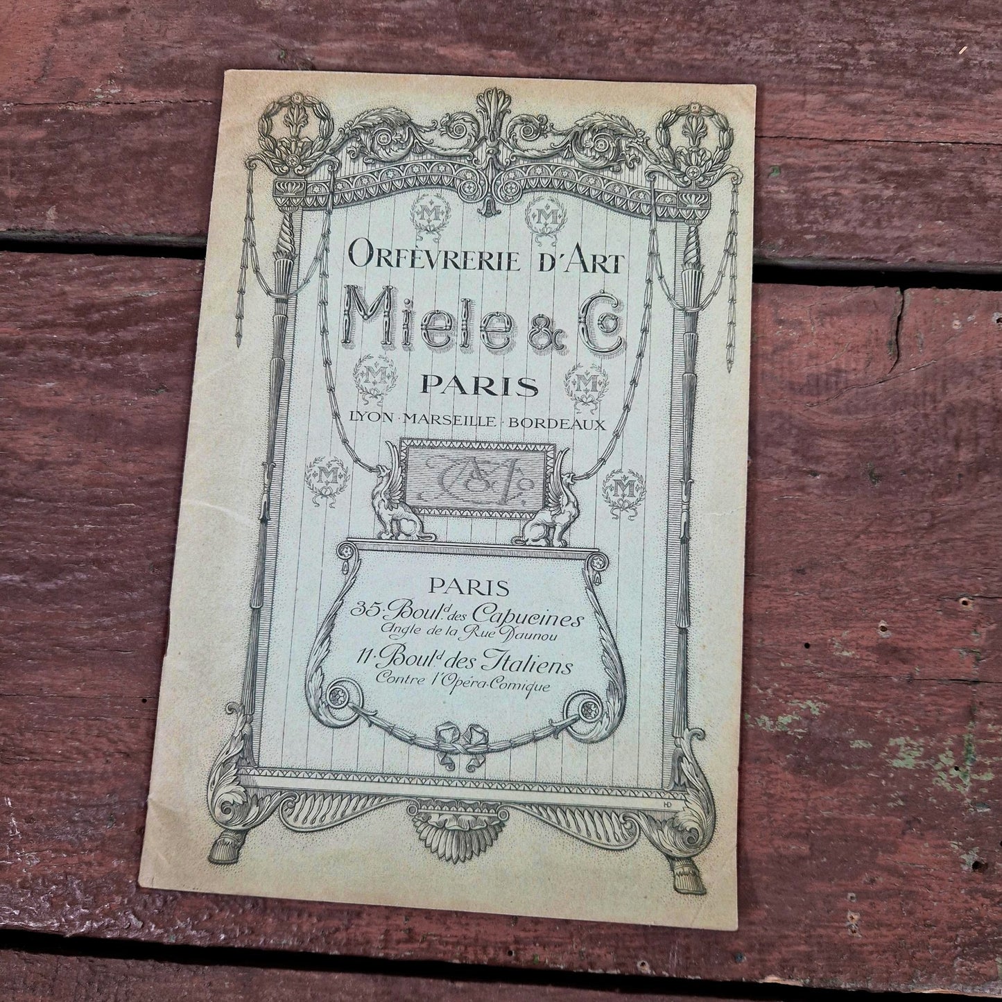 catalogue orfevrerie miele 1911
