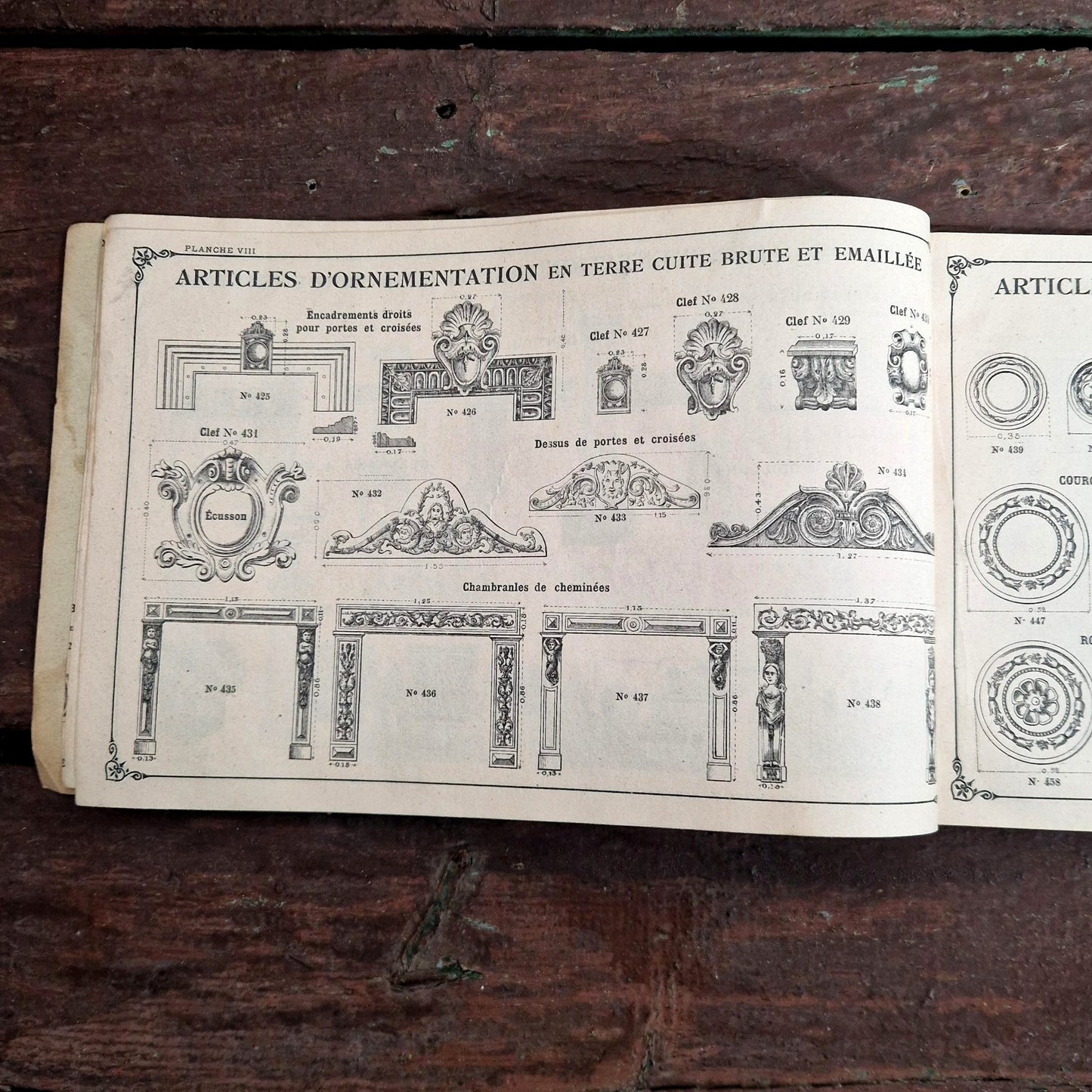 catalogue ornements architecture art nouveau