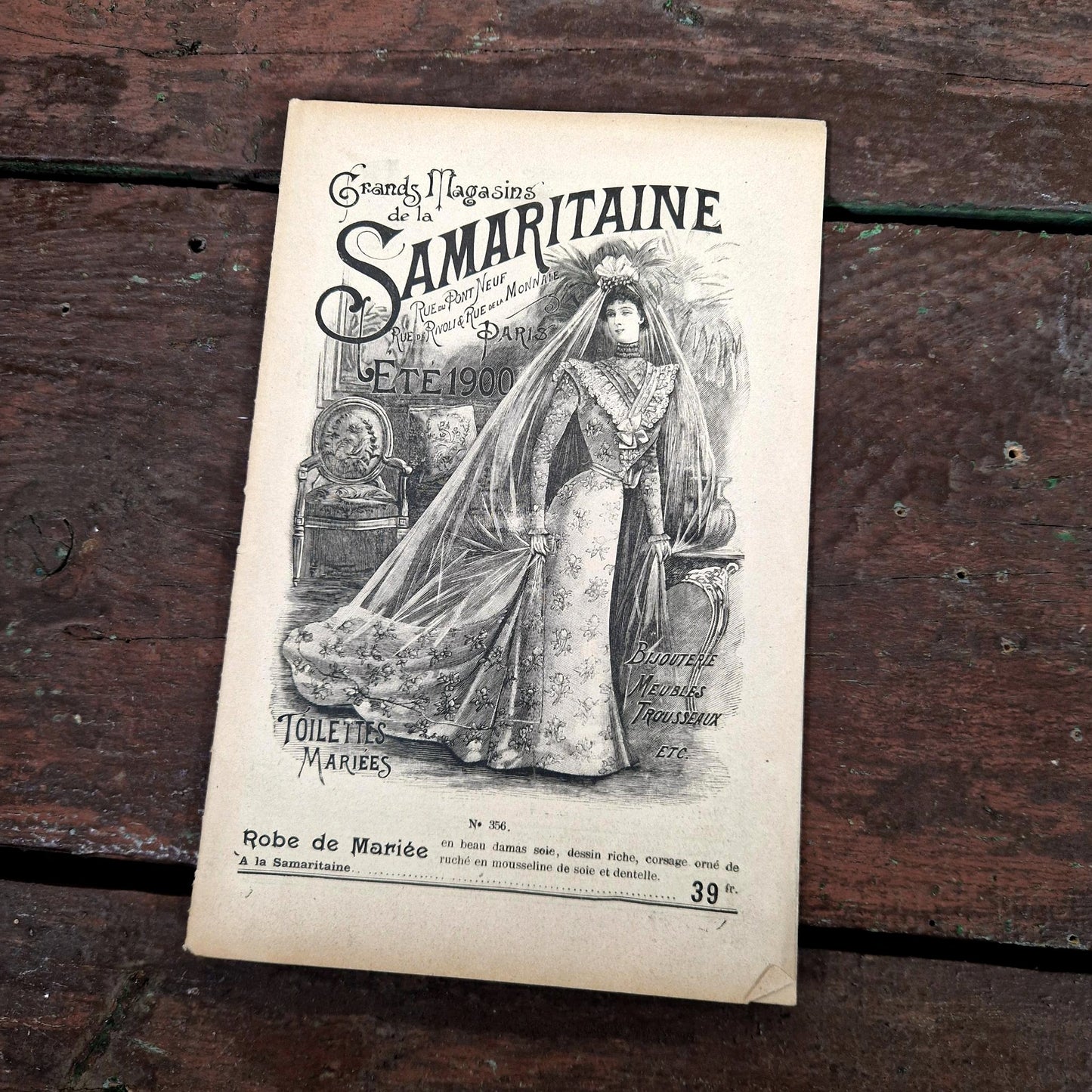 catalogue samaritaine été 1900 paris