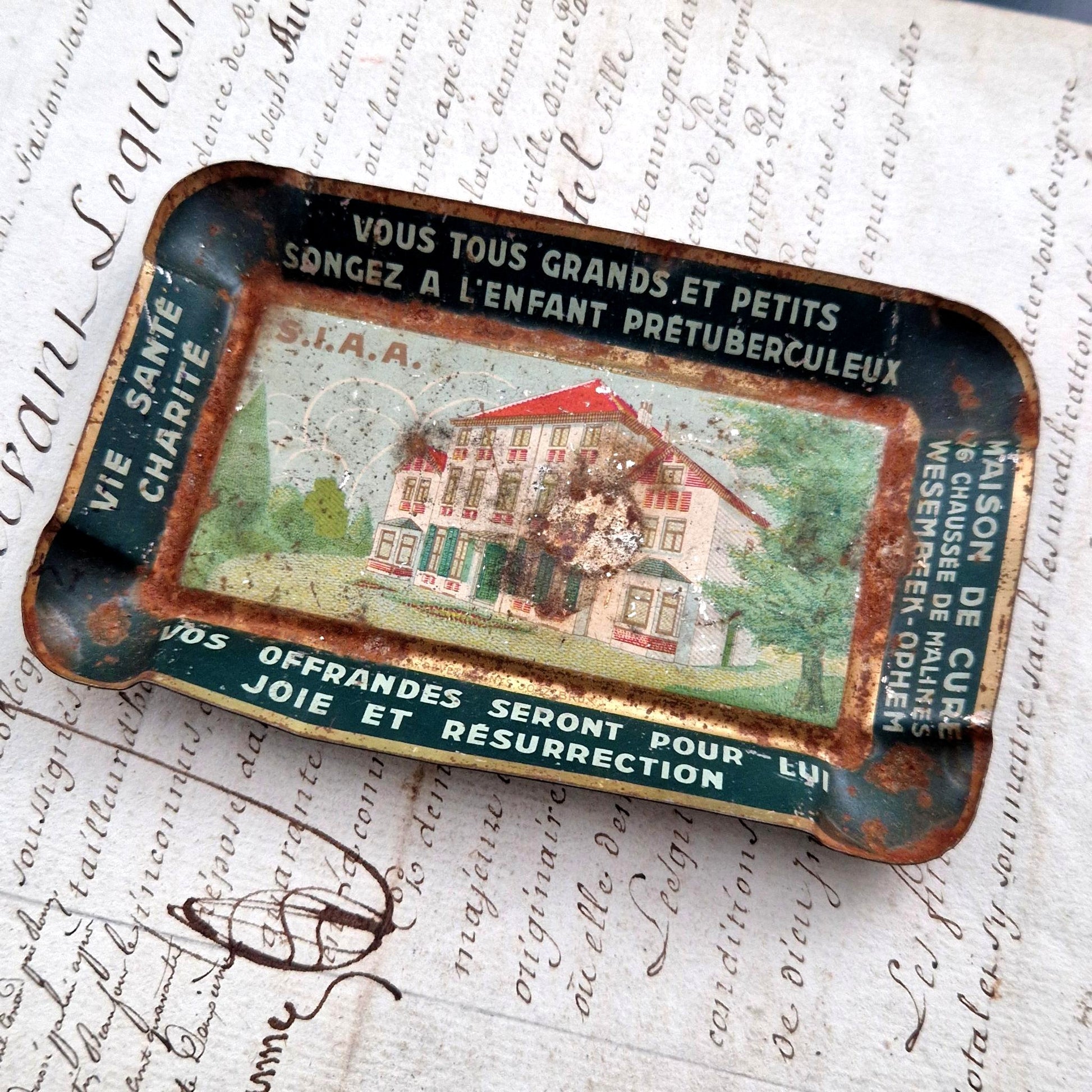 cendrier publicitaire enfant pretuberculeux