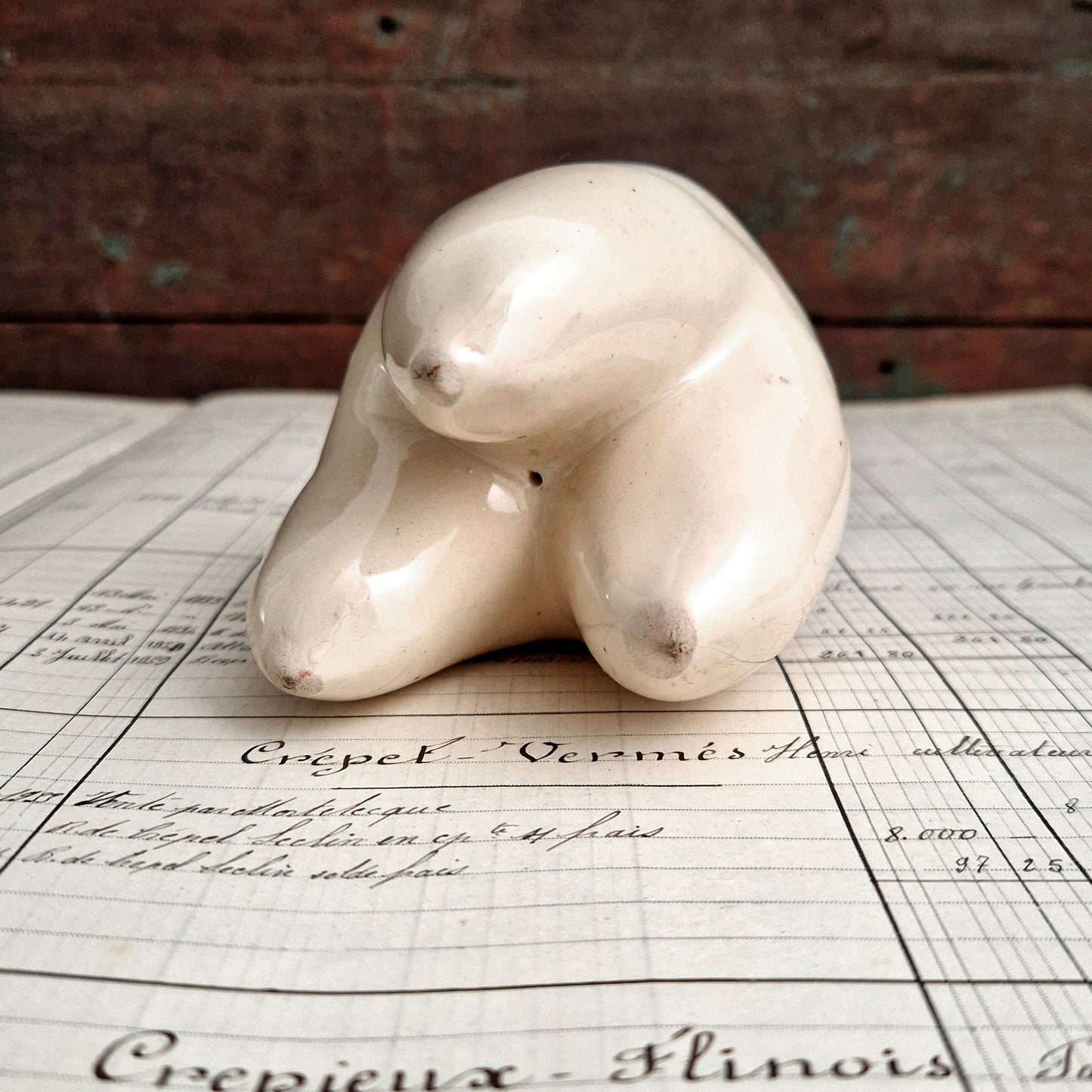 ceramic tooth ashtray fluocaril