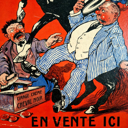 cheval noir polish advertising sign