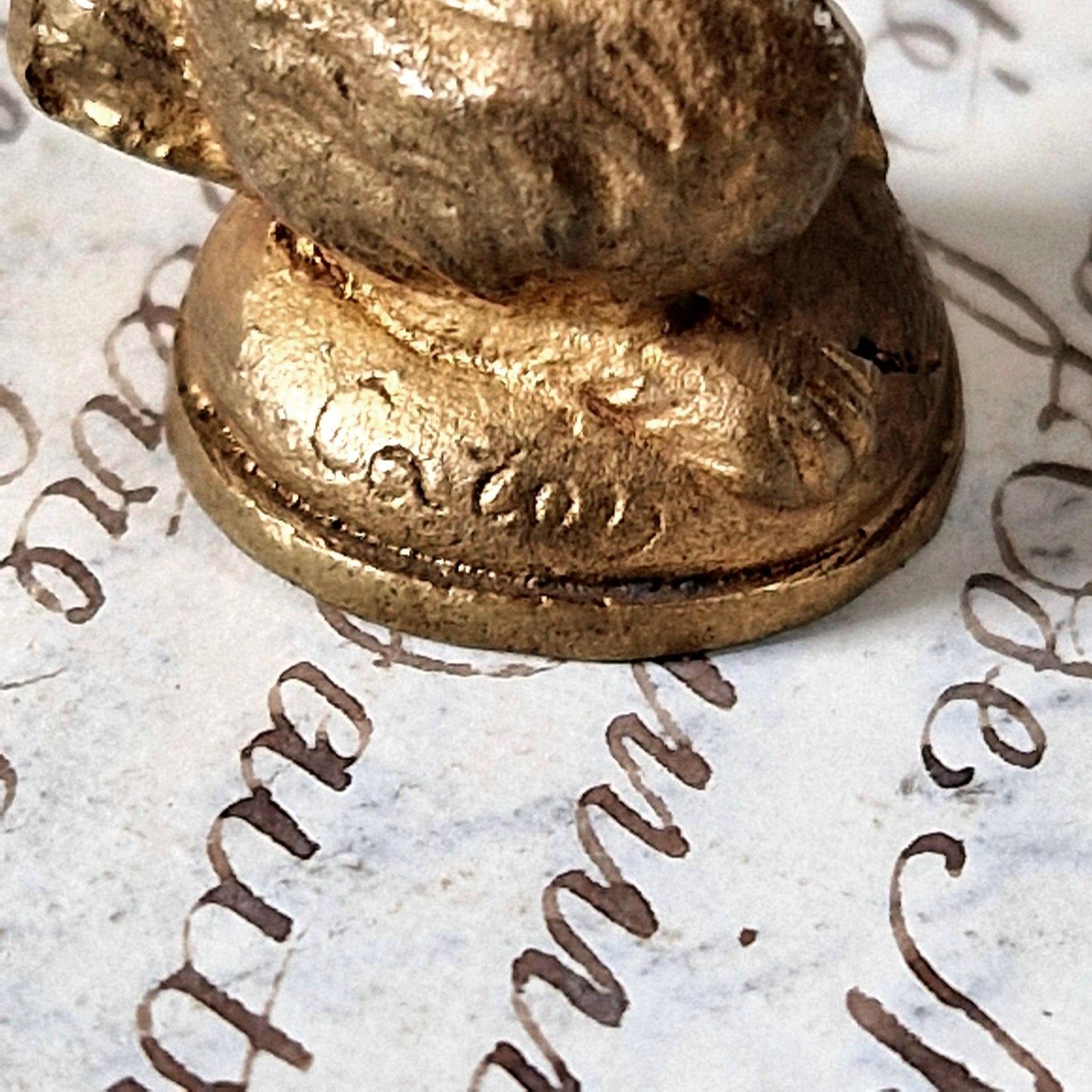 chien assis cachet belle époque