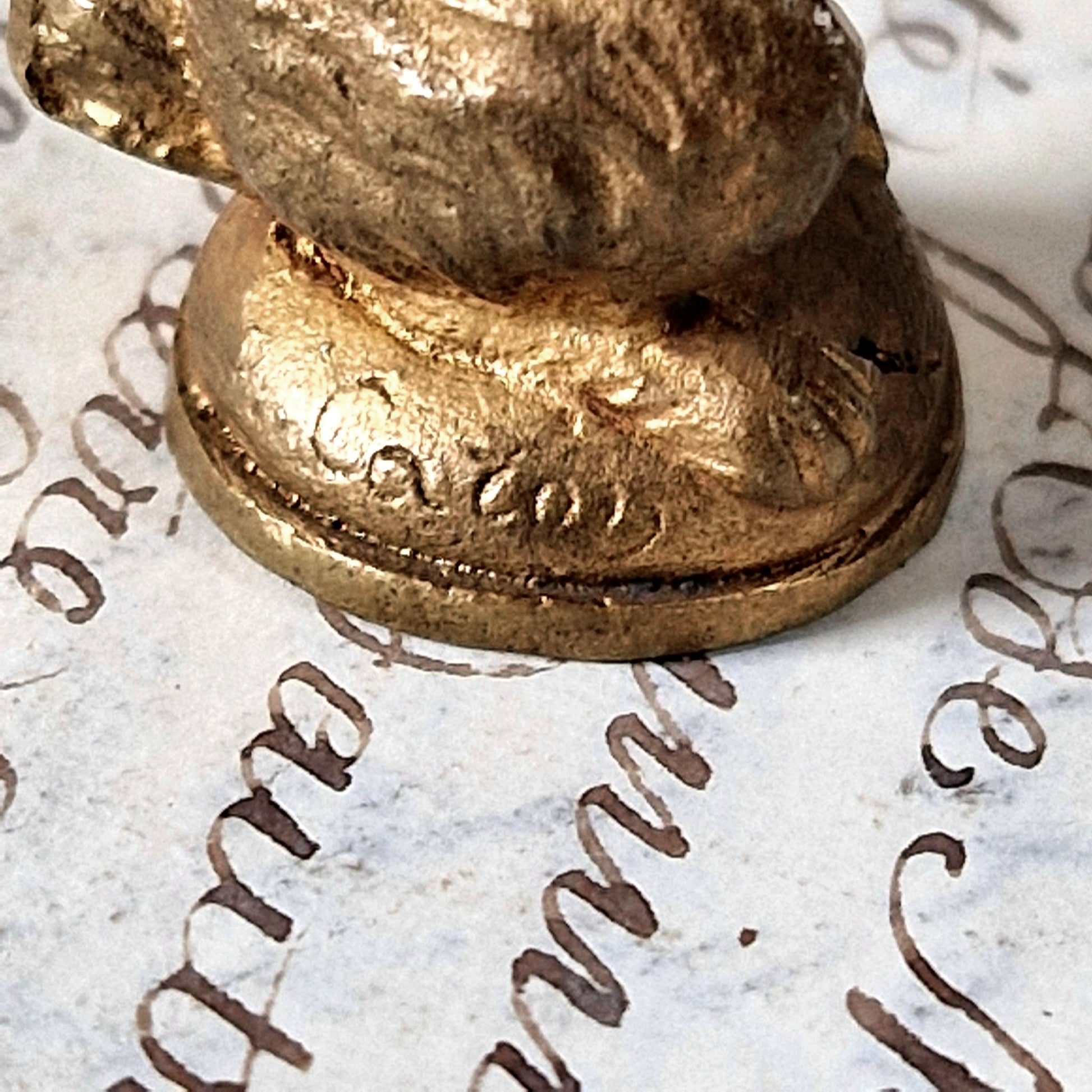 chien assis cachet belle époque