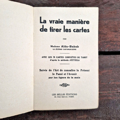 chiromancie cartes ancienne édition